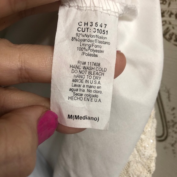 NWT Ivory Sparkling Blouse - Picture 6 of 9